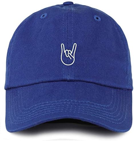 Moda Giyim Mağazası Gençlik Rock On Logo Yapılandırılmamış Pamuklu Beyzbol Şapkası
