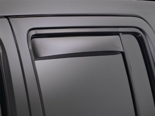 Hyundai Sonata için WeatherTech Özel Fit Arka Yan Cam Deflektörleri, Koyu Duman