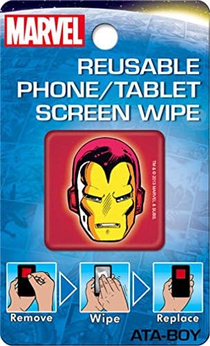 Ata-Boy Marvel Comics Yeniden Kullanılabilir Telefon ve Tablet Ekran Silme, Demir Adam
