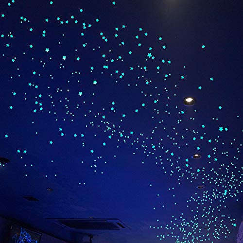 Karanlıkta parlayan Yıldız Çıkartmaları Dekor Tavan 633 Adet Gerçekçi 3D Çıkartmalar Yıldızlı Gökyüzü Parlayan Dekorasyon Çocuklar