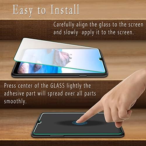 (2 Paket) Samsung Galaxy A20S ıçin HPTech Ekran Koruyucu Temperli Cam, Vaka Dostu, Anti Scratch, Kabarcık Ücretsiz